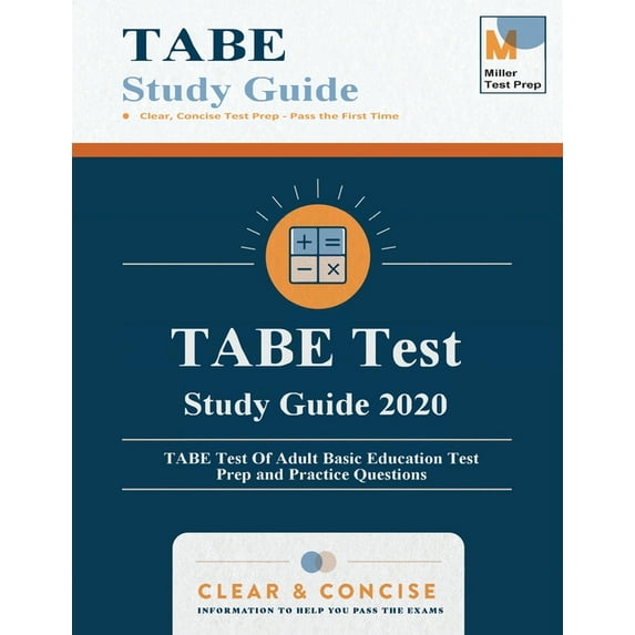 TABE Test Study Guide 2020: TABE Test Of Adult Basic Education Test ...