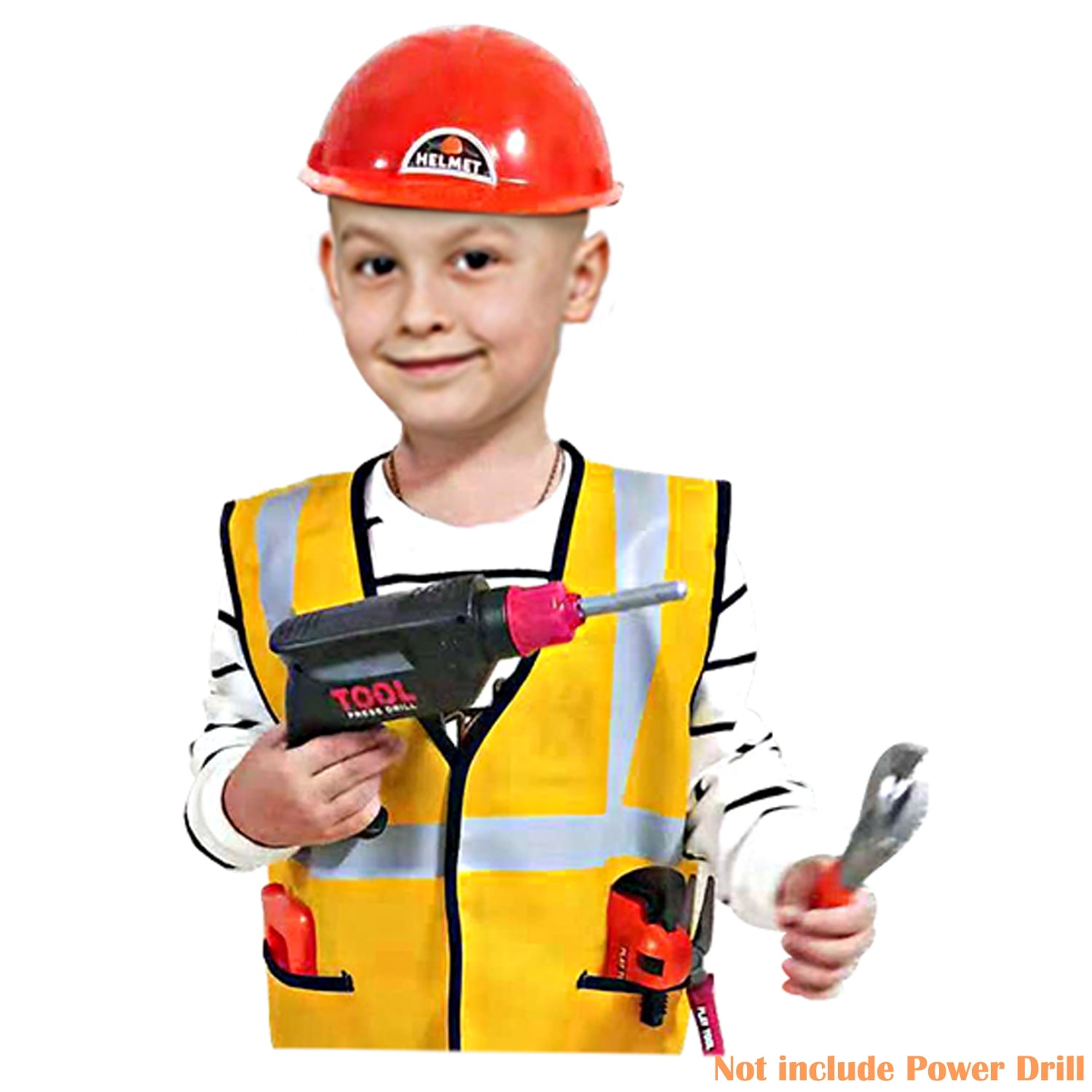 Construction worker role sales play costume set