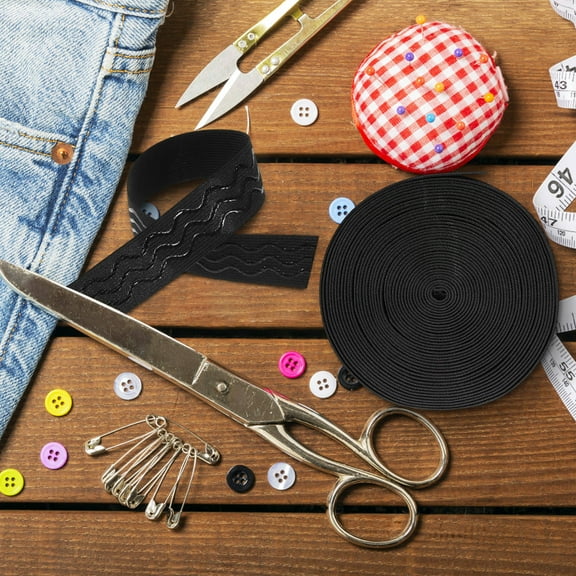 TABLETREANDS 1 Roll High Elasticity Wide Elastic Ribbon Band for Craft Items 11.8x0.79x0.04in