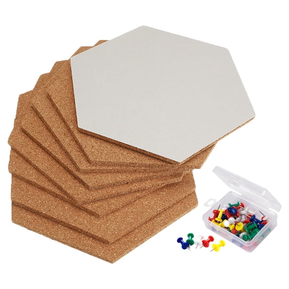 TABLETREANDS 1 Set Self-Adhesive Cork Tiles for Home Office and DIY Projects Set