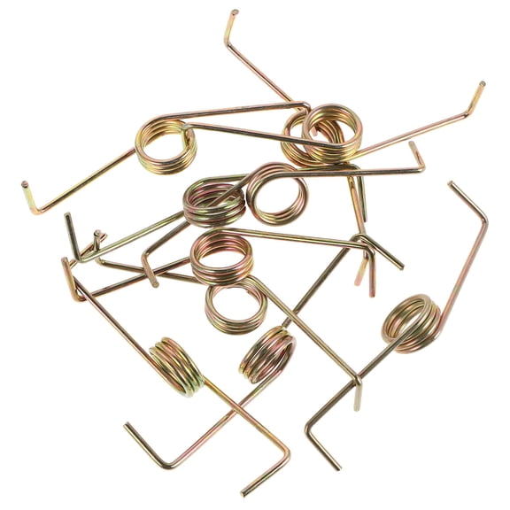 TABLETREANDS 10Pcs Silver Stainless Steel Washer Lid Spring for Dryer Door Replacement Parts 3.03X0.51X0.20In