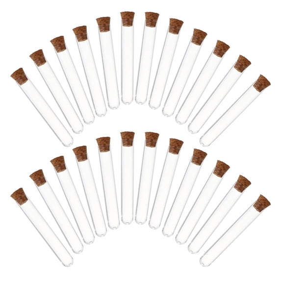 TABLETREANDS 19Pack Laboratory Test Tubes with Corks for Students Party Favors 7ml
