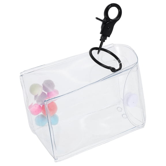 TABLETREANDS 1Pack Mini Clear Pouch for Toy Enthusiasts Home and Travel Use