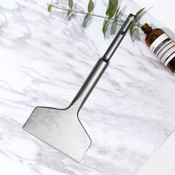 TABLETREANDS 1Pack Molybdenum Steel Chisel for Electric Hammer Masonry Drill Bits Silver Round Drop Forged Body