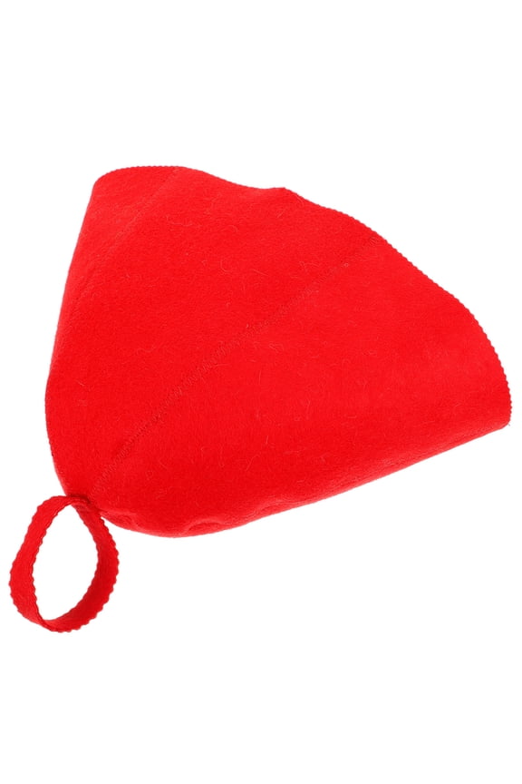 1Pack Reusable Felt Sauna Cap Lightweight for Spa Use