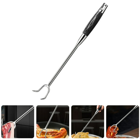 TABLETREANDS 1Pack Stainless Steel Meat Turner Hook for Cooking Enthusiasts