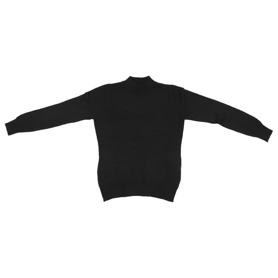 TABLETREANDS Men's Sleeve Wool Blend Shirt Black Comfortable Casual Wear