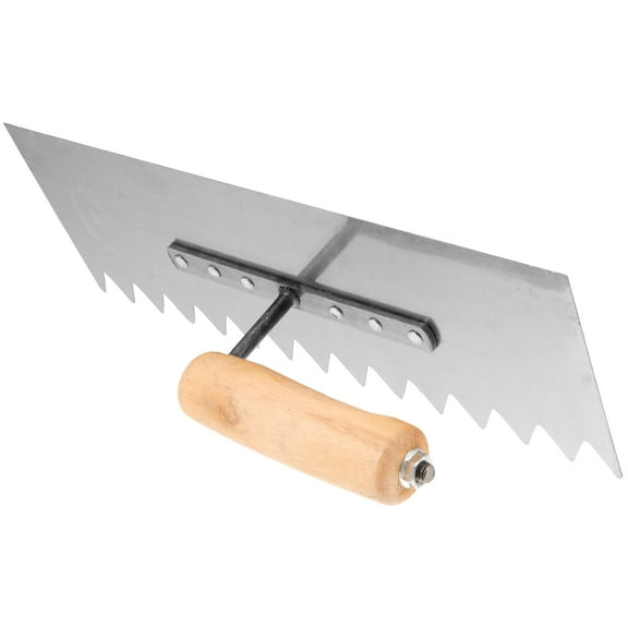 TABLETREANDS 1Pcs Concrete Trowel with Curved Handle for Construction and Masonry Work