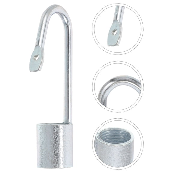 TABLETREANDS 1Pcs Easy Installation Ceiling Hooks for Hanging Lights in Silver