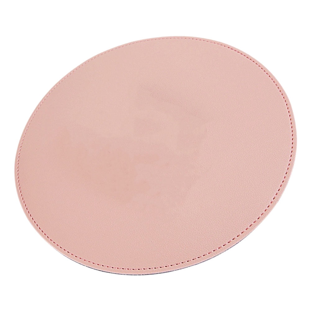 TABLETREANDS 1Pcs Pink Round Mouse Pad for Gaming with Anti-slip ...