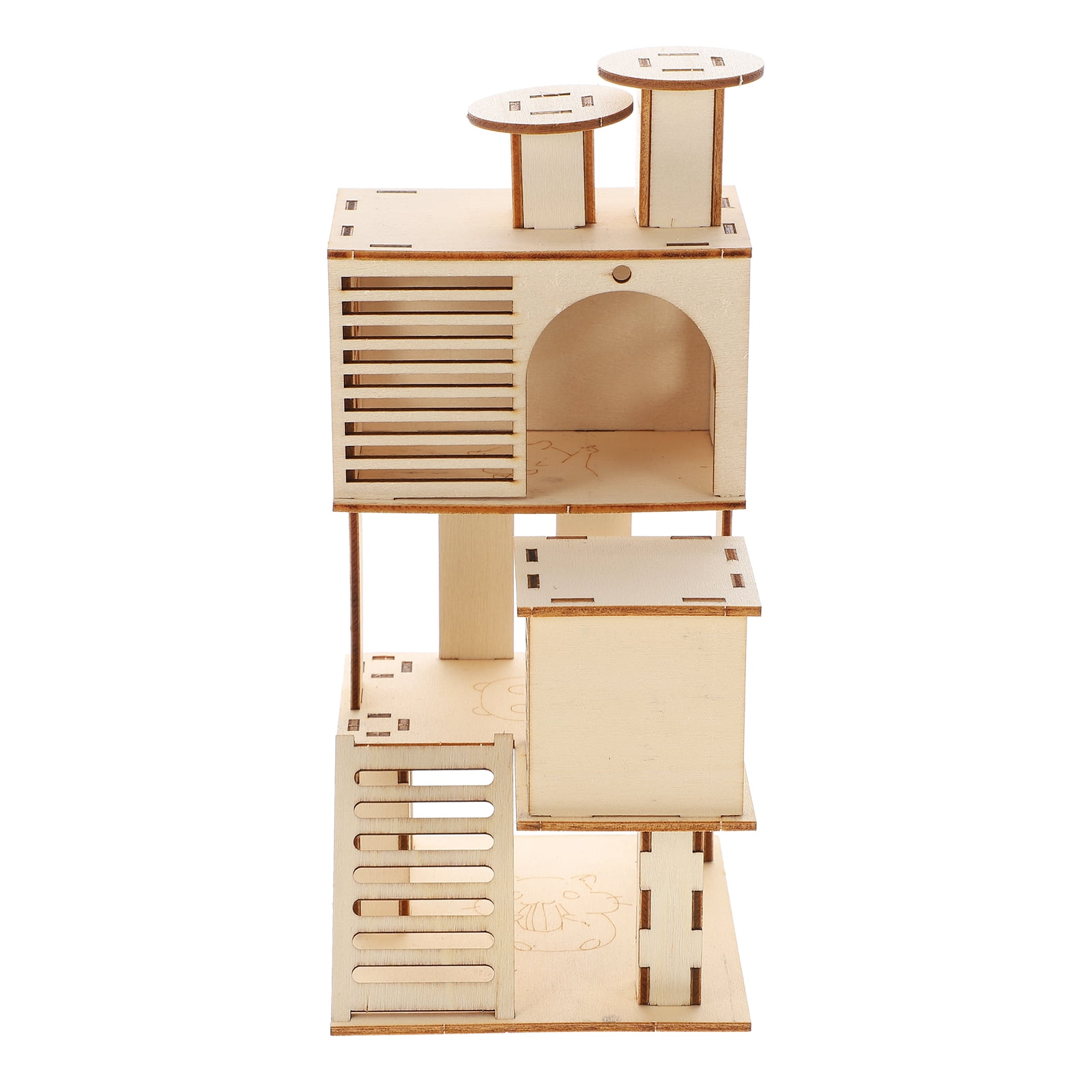TABLETREANDS 1Pcs Wood Hamster Hideaway Toys for Exercise and ... - Exercise And Play Hamster Hideaways