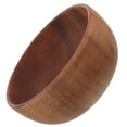 thumbnail image 1 of TABLETREANDS 1Set Brown Salad Bowl for Kitchen Counter with Heat Resistant Anti Scald 11.8X11.8X2.75in, 1 of 8