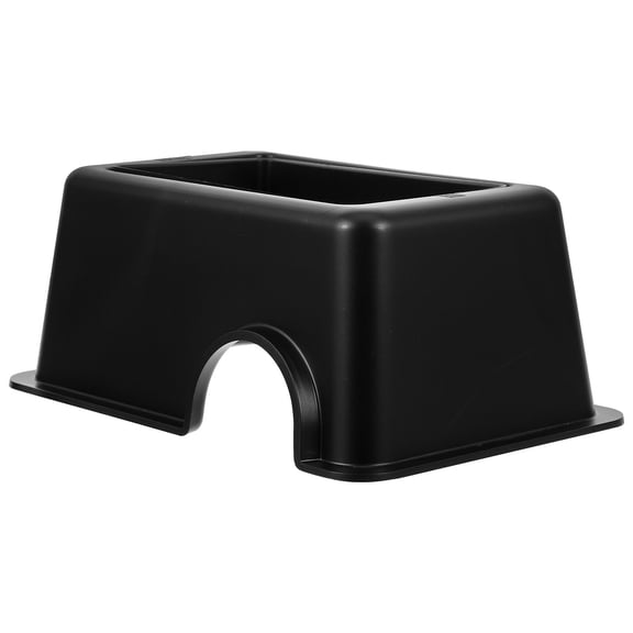 TABLETREANDS 1Set Reptile Supplies Black 6.7x4.3x2.8in Plastic Hiding Cave