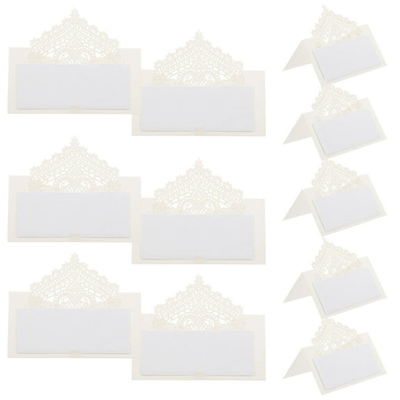 TABLETREANDS 50Pack Place Cards for Wedding Table Setting and Decorations