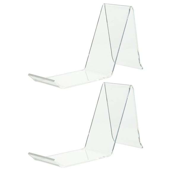 TABLETREANDS Acrylic Shoe Display Stand For Retail Shop 2Pcs 5.9X3.5X1.9In