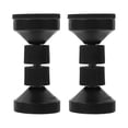 thumbnail image 1 of TABLETREANDS Bed Stoppers For Wall Black For Restaurant 2Pcs, 1 of 6