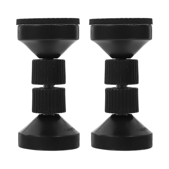 TABLETREANDS Bed Stoppers For Wall Black For Restaurant 2Pcs