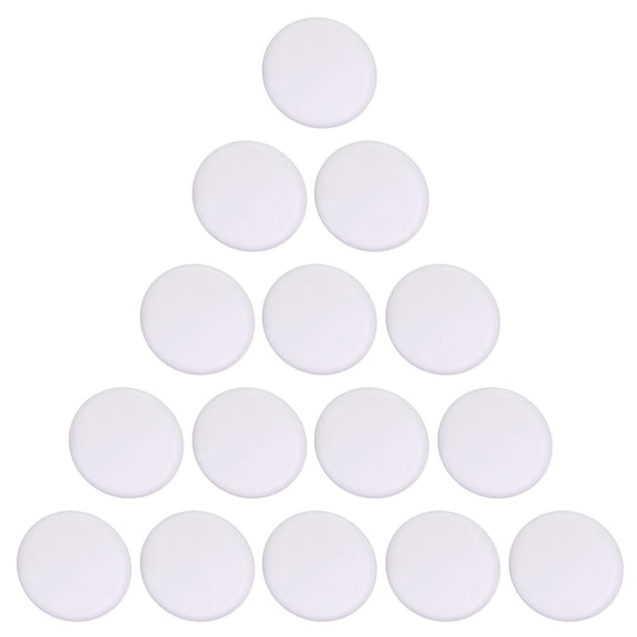 TABLETREANDS Child Safety Outlet Covers 20Pcs White Abs Square for Household Socket 4.7X1.9X0.7In