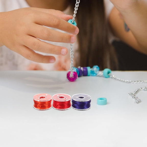 TABLETREANDS Jewelry Making Supplies Elastic Cord for Bracelets 12.00X9.50X2.50cm 1 Set Diy Makers