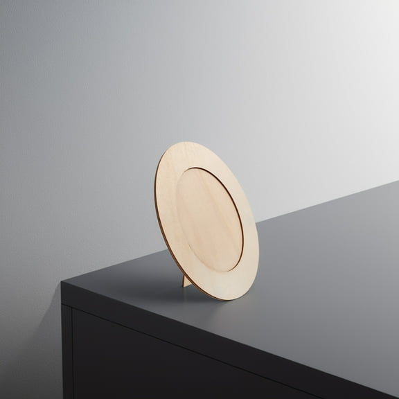 TABLETREANDS Oval Wooden Picture Frames for Diy Design and Home Display with Children and Families 1Pcs 11.8x7.9x0.2in