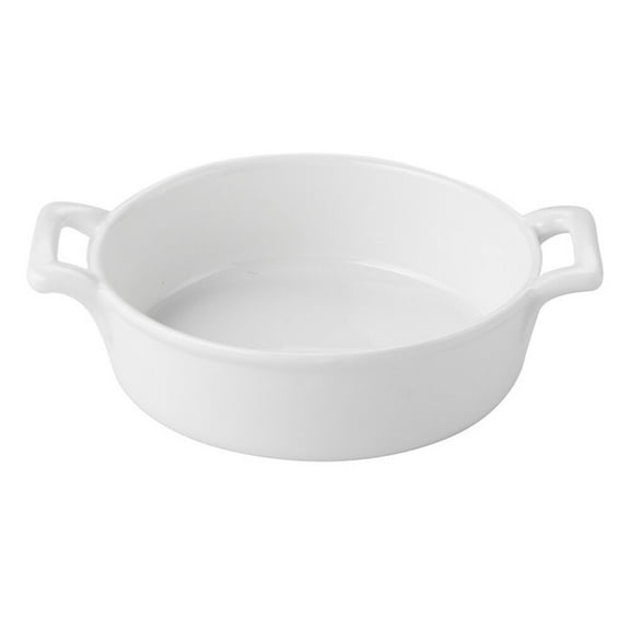 TABLETREANDS Round Ceramic Noodle Bowl with Handles, 9 Inch, Soup and Ramen Bowl for Meals, 1 Set