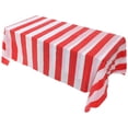 thumbnail image 1 of TABLETREANDS Tablecloth Red Striped Circus Theme 2Set 108X54X0.04in, 1 of 6