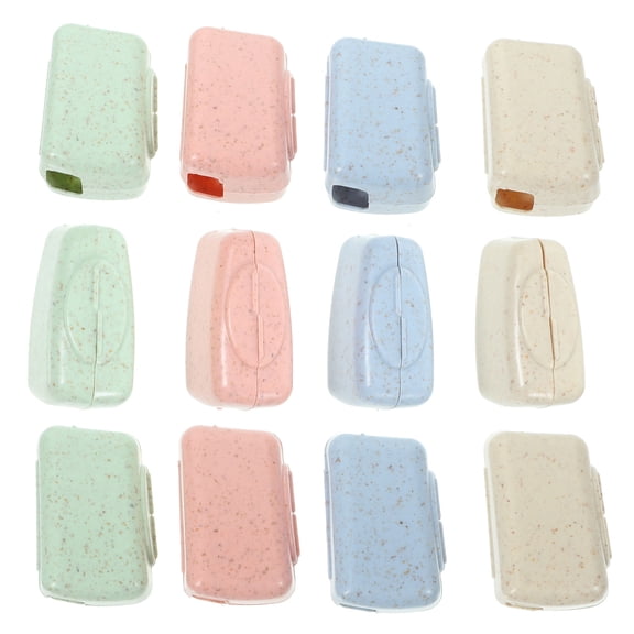 TABLETREANDS Toothbrush Head Covers 40Pcs for Business Trips and Outdoor Activities