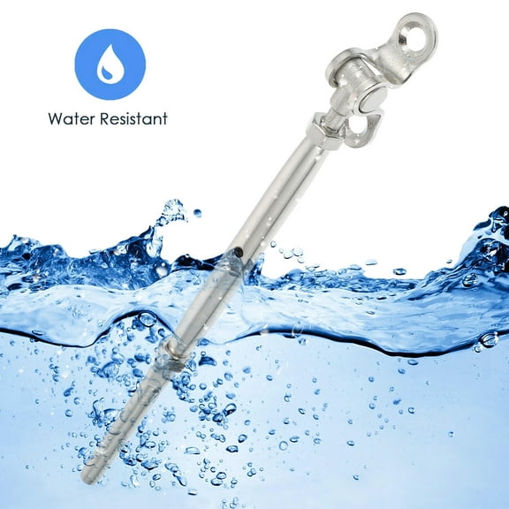 TABLETREANDS Turnbuckle Eye Bolt 1 Set Cable Railing Kit Silver Stainless Steel for Deck Railing Weatherproof