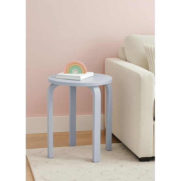 Mainstays Kids Wood Nightstand Side Table, Halogen Blue