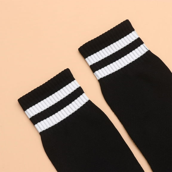 TABLZONE 1 Pair Kids and Adults Soccer Socks High Knee Polyester Breathable Comfortable Sports Fan Gear