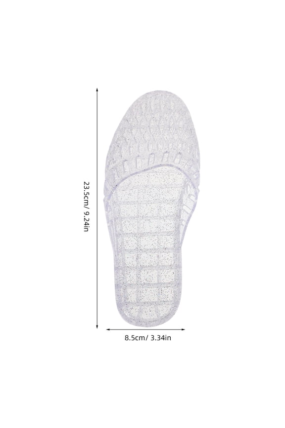 Women's Non- Closed Toe Slide Sandals, Water Resistant Shower, Beach & Pool Shoes, 1 Pair