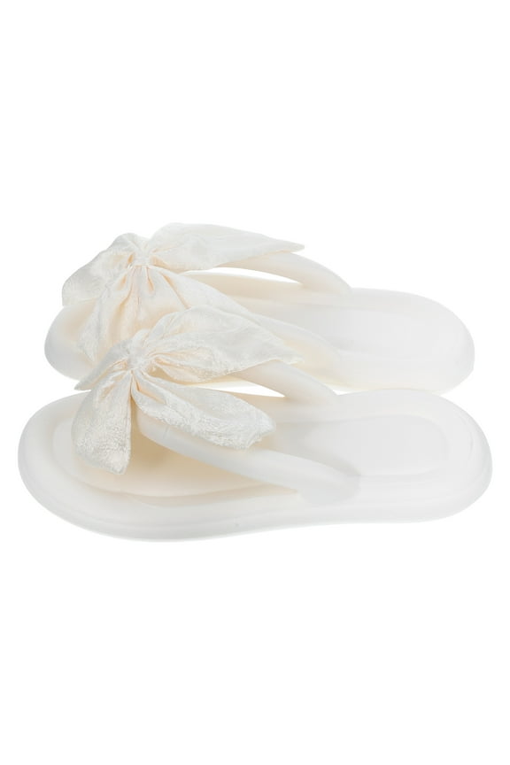 Platform Summer Sandals Women Elegant Open Toe White Comfortable Beach Wear