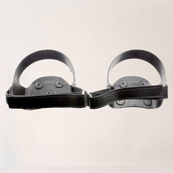 TABLZONE Ice Clips for Shoes Ice Cleat Spikes Crampons Black 1 Pair -38