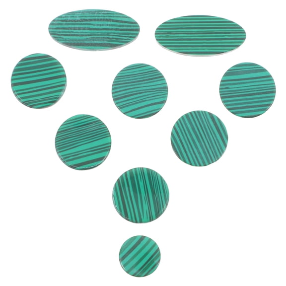 TABLZONE Saxophone Key Button Replacement Set in Dark Green Shell for Alto, Tenor, and Soprano Saxophones