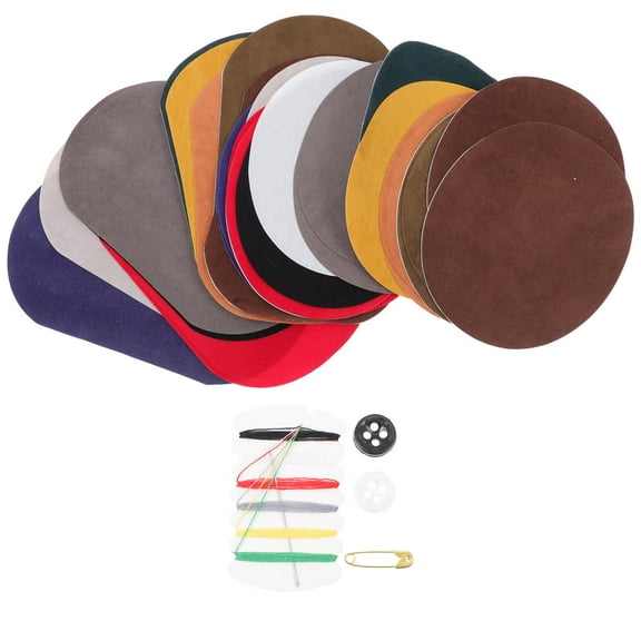 TABLZONE Knee Patches Embroidery Patches Non-Woven Fabric for DIY Use Assorted Colors 1Set