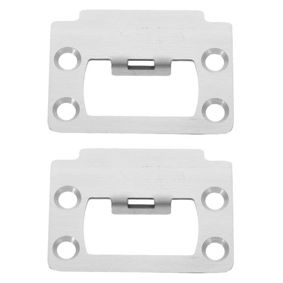TABLZONE door knob plate Latch Reinforcement Plate Stainless Steel 1 Set