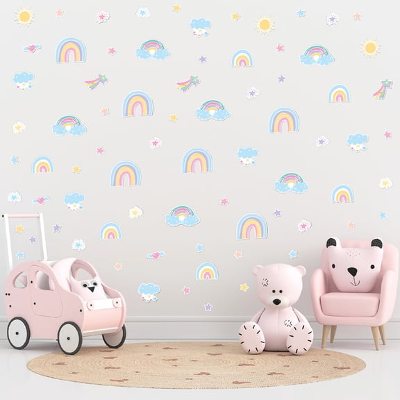 TABLZONE 1 Set Nursery Wall Decal PVC Waterproof for Children's Room