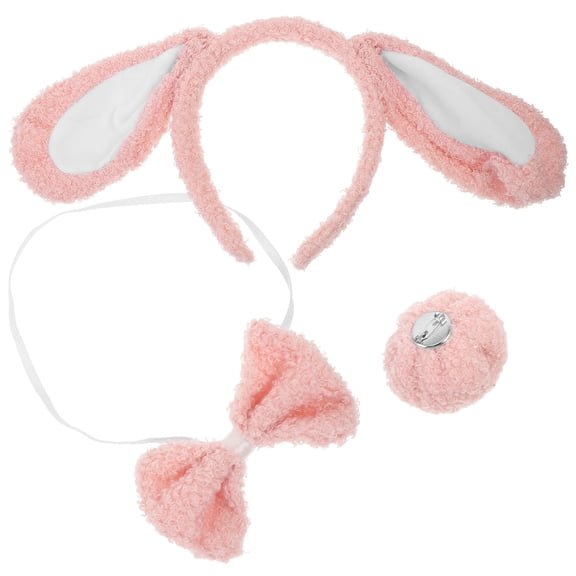 TABLZONE 1 Set Puppy Ears Hair Hoop Pink Fabric for Women at and Christmas Parties