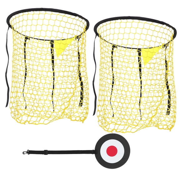 TABLZONE Soccer Goal Trainer Set with Polyester Net, Assorted Colors, Versatile Accuracy Drills for Skill Improvement