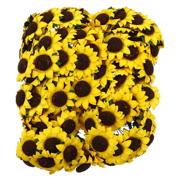 TABLZONE Artificial Sunflower Decoration Yellow Paper Flower for Home Decor and Crafts 1 Set