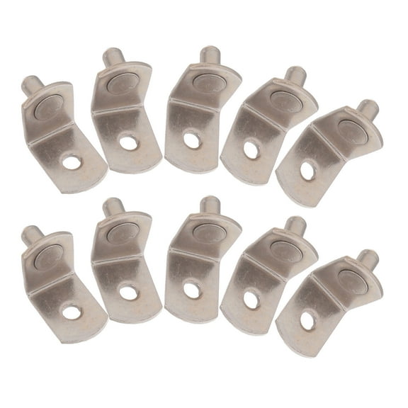 TABLZONE 100Pcs Glass Shelf Support Pegs Strong Load Bearing Hidden Brackets for Home and Office Use