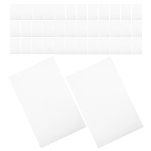 TABLZONE 1000Pcs Cushion Pouches White Foam Wrap Protect Fragile Dishes and Ceramics