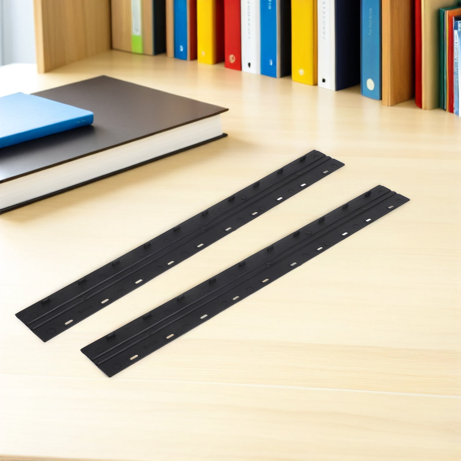 TABLZONE Black Plastic File Clips for Paper Organization, and Stable ...