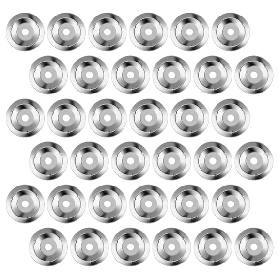TABLZONE 100Pcs Plated Silver Drum Cymbal Rings Robust Material Easy Installation Versatile Use