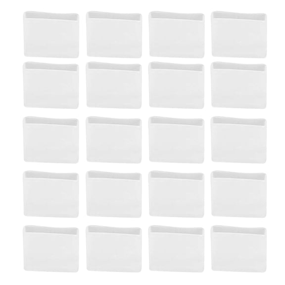 TABLZONE Clear Silicone Pants Hanger Grip Covers for Closet Organization, Non- , 100 Pieces