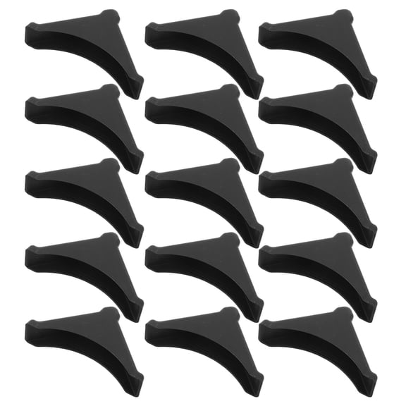 TABLZONE 100Pcs Protective Corner Guards Black Plastic for Picture Frame Shipping and Home Display Use