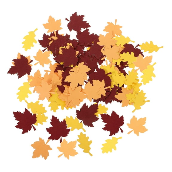 TABLZONE 100Pcs Thanksgiving Table Confetti Multi Paper Decorative Throwing Props