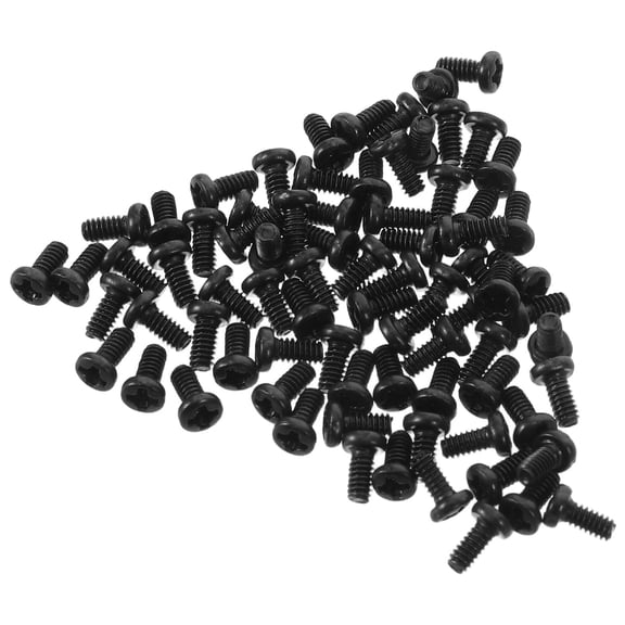 TABLZONE 100Pcs Universal Black Metal Caliper Mounting Screws for Workshop Measurement Tools