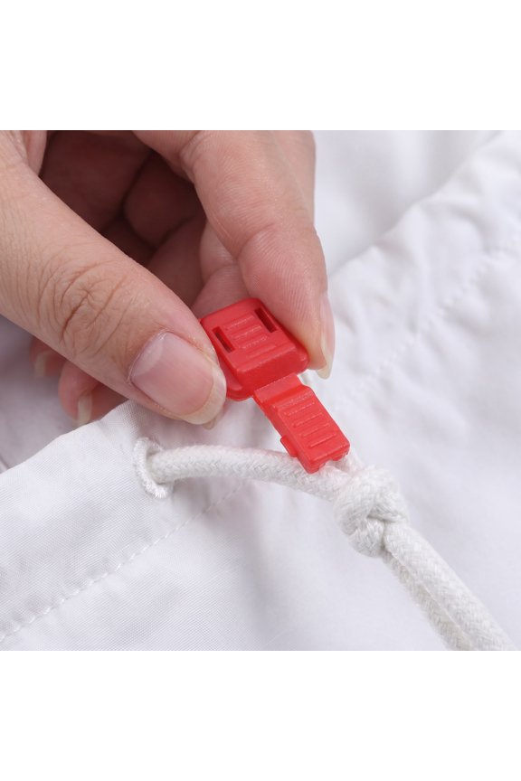100Pcs Plastic Cord Locks for Drawstrings with Antislip Design for Boots Bags and Jackets