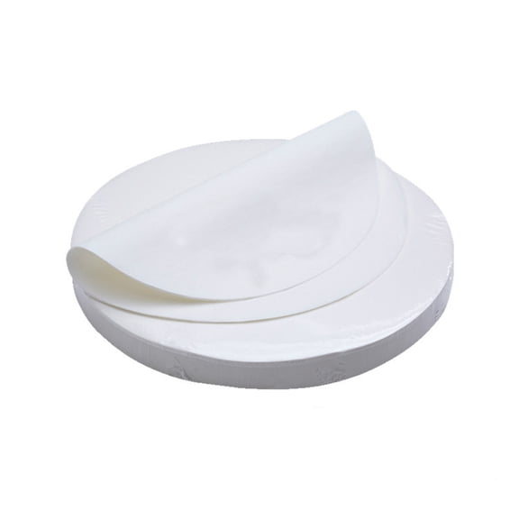 TABLZONE 100pcs Baking Paper Liners for Cake and Cupcake Pans White Paper